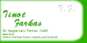 timot farkas business card